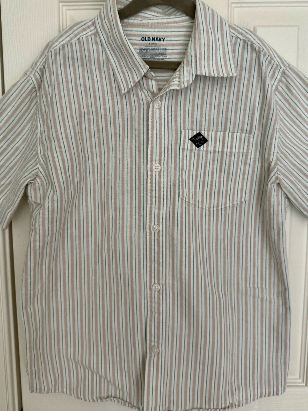 Boys Old Navy collared/button down shirts (3 total) Size 10-12